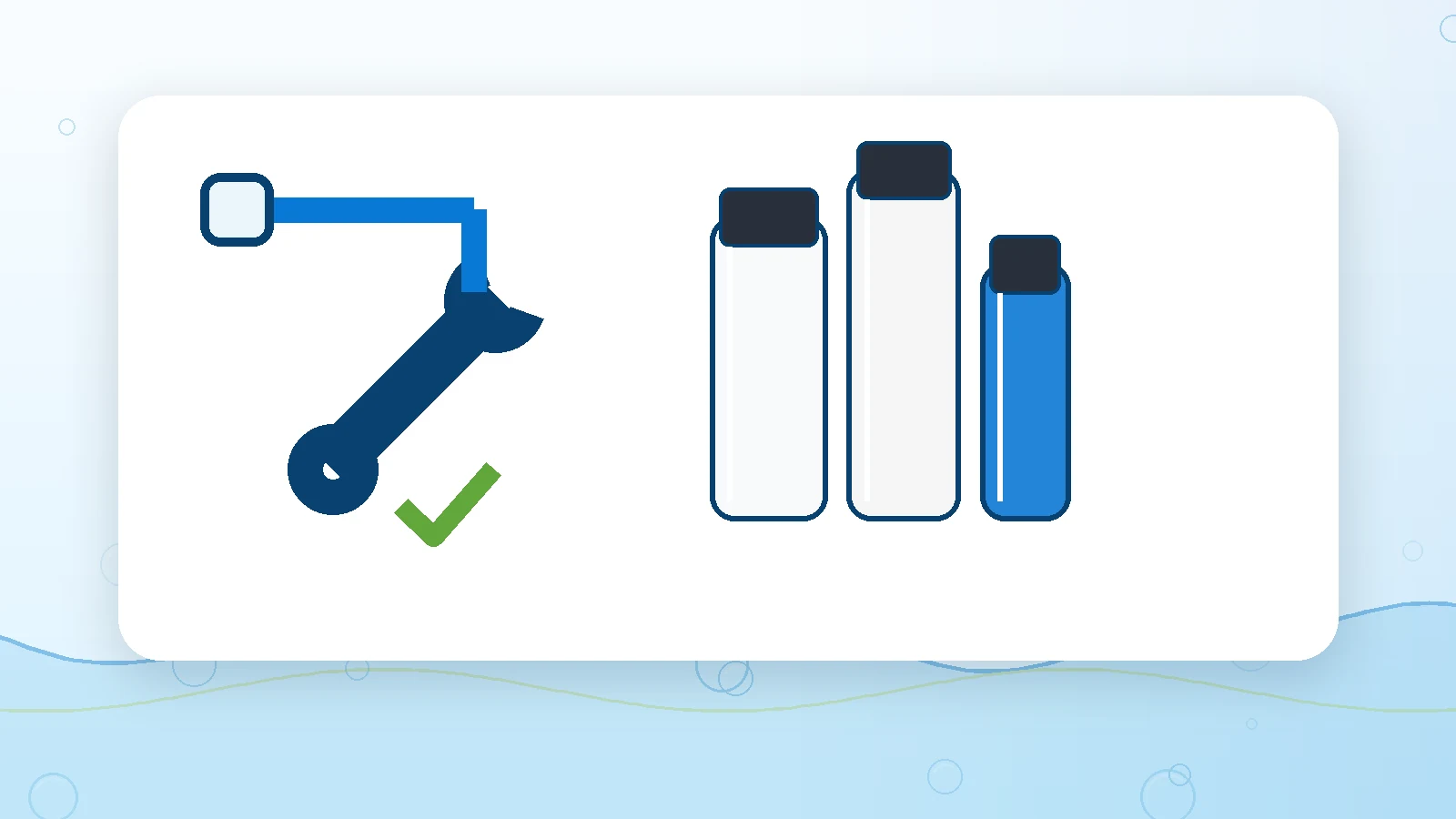 Professional water filtration system installation